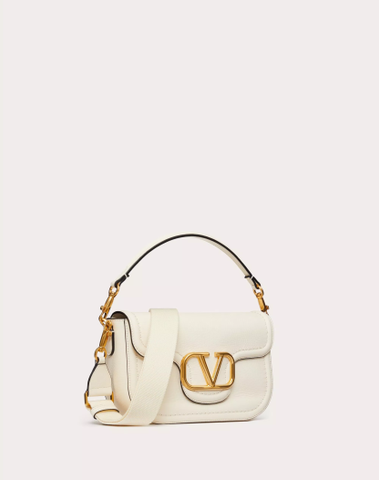 VALENTINO GARAVANI ALLTIME GRAINY CALFSKIN SHOULDER BAG